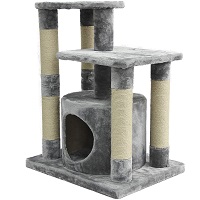 AmazonBasics Cat Tower For Two Cats Summary