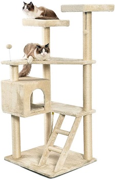 AmazonBasics Cat Tree Multi-Level Step Ladder Review