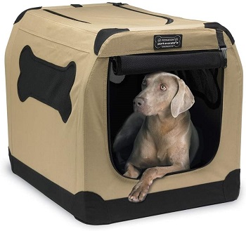 BEST FOR TRAVEL LARGE 2 DOOR DOG CRATE