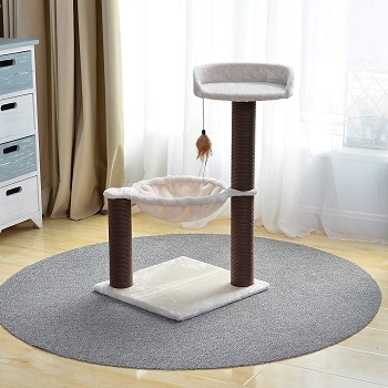 BEST FOR TWO CAT TOWER WITH HAMMOCK