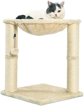 BEST MINIMALIST CAT TOWER WITH HAMMOCK