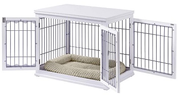 BEST OF BEST LARGE DECORATIVE Dog Crate End Table