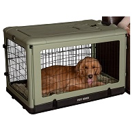 BEST PLASTIC COLLAPSIBLE Large Dog Crate Summary