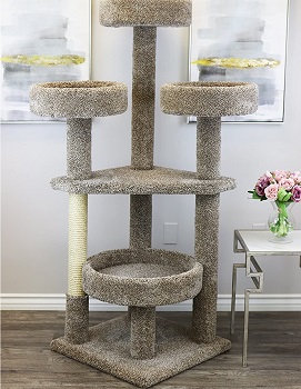 BEST SPACIOUS LARGE PERCHES Prestige Perch Cat Tree