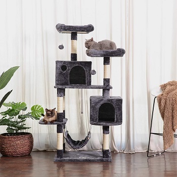 BEST WIDE HAMMOCK Hey-Brother Hammock Cat Tree