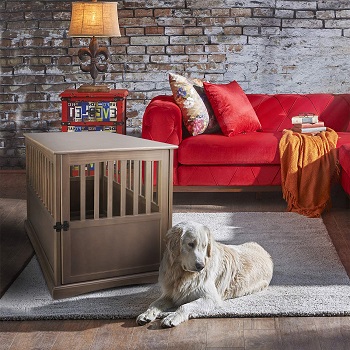 BEST WOODEN LARGE DECORATIVE Casual Home Dog Crate