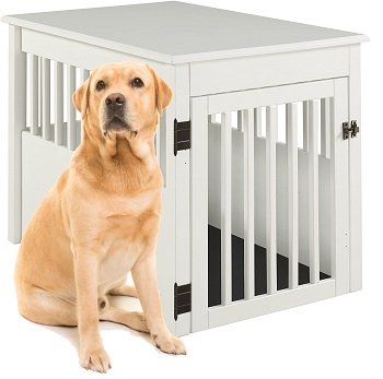 BarkWood Large Pet Crate End Table