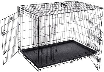 Best Folding Cheap 42-in Folding Pet Crate