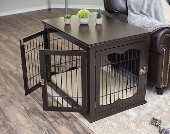 Best Furniture Style Indoor Wooden BIRDROCK HOME Decorative Dog Kennel