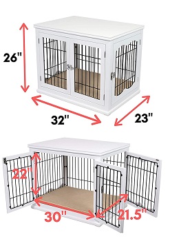 Best Small Indoor Wooden Decorative Dog Kennel