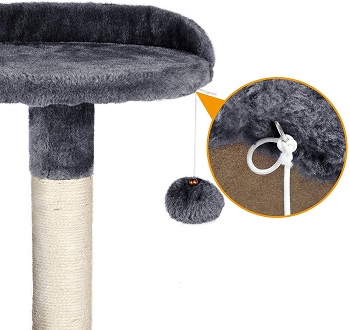 Best With Hammock Grey Cat Tree