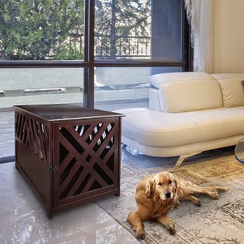 Casual Home Wooden Dog Crate