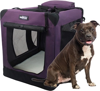 EliteField 3-Door Soft Dog Crate