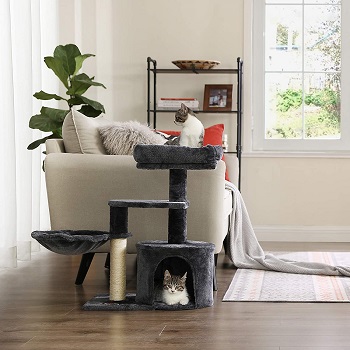 Feandrea Small Cat Tower With Condo