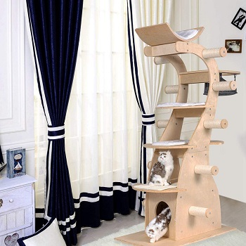 Good Life Deluxe Solid Cat Tower