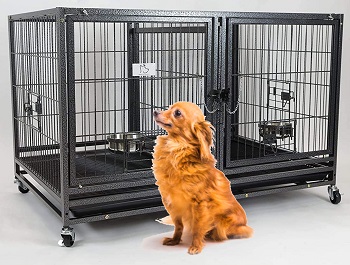 Homey Pet Heavy Duty Cage With Divider