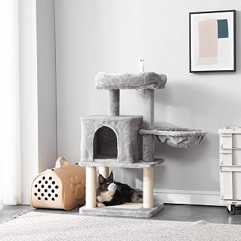 Ibuyke Cat Tree With Two Beds Review