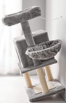 Ibuyke Cat Tree With Two Beds