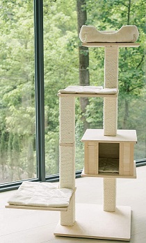 Pawmona Natural Birch-Wood Cat Trees Review