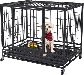 Polar Aurora Pet Dog Cage