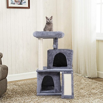 Sandinrayli Cat Tower 2 Cats Review