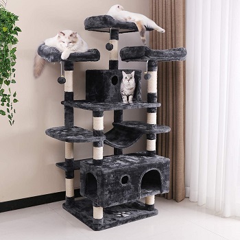 BEST CARPETED LUXURY CAT TREE CONDO HOUSE