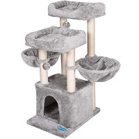 BEST CAT TREE WITH PERCHES AND BASKET summary