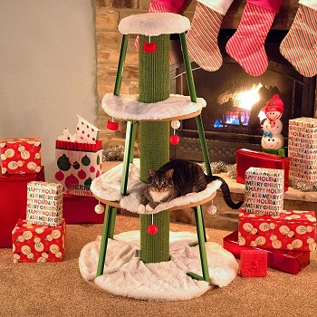 BEST CHRISTMAS CAT BED TREE