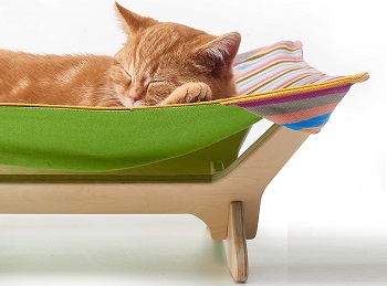 BEST COLORFUL HANGING CAT BED WITH STAND