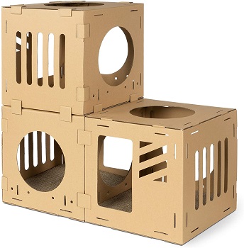 BEST INDOOR CARDBOARD BUNNY HOUSE