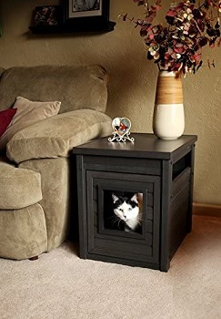 BEST MINIMALIST CAT TOWER WITH LITTER BOX