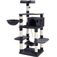 BEST OF BEST CAT TREE WITH FOOD STATION summary