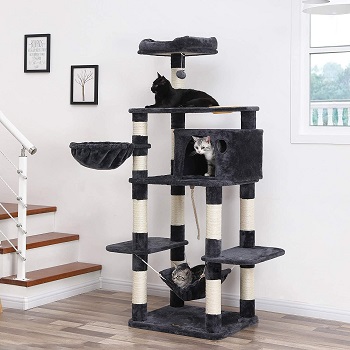 BEST OF BEST CAT TREE WITH FOOD STATION