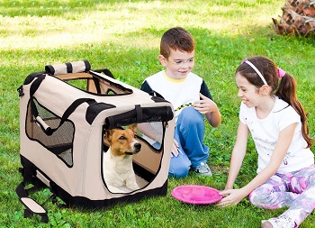 BEST OF BEST SOFT COLLAPSIBLE DOG CRATE