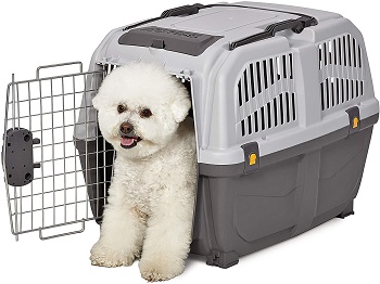 BEST PLASTIC DOG CRATE ON WHEELS