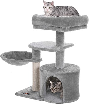 BEST SMALL CAT TREE FOR FAT CATS