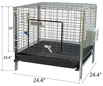 BEST SMALL COMMERCIAL RABBIT CAGE