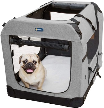 BEST SMALL FOLDING SOFT DOG CRATE