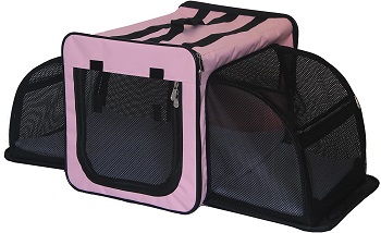 BEST SOFT PINK DOG CAGE LARGE