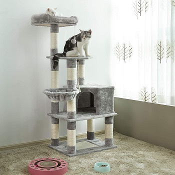 BEST WITH CONDO CAT TOWER BASKET