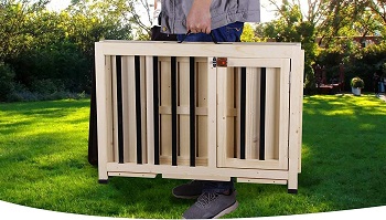 BEST WOODEN DOG HOUSE CRATE