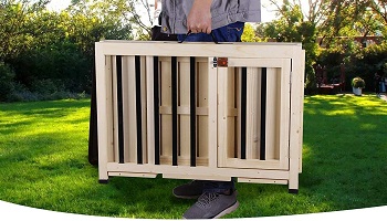 BEST WOODEN ENCLOSED DOG CAGE