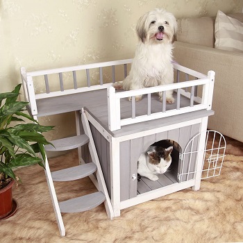 BEST WOODEN UNDER STAIRS DOG CAGE