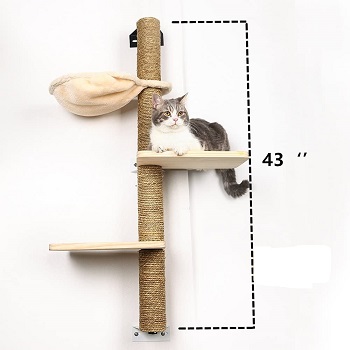 Big Nose Cat Tree To Mount On Wall