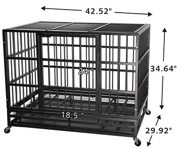 Itori 42-in Heavy Duty Dog Cage