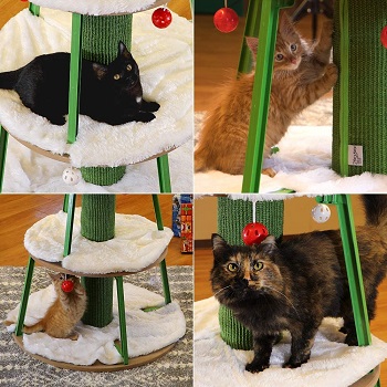 Kitty City Cat Bed Christmas Tree