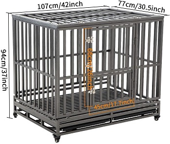 Luckup Heavy Duty Dog Cage