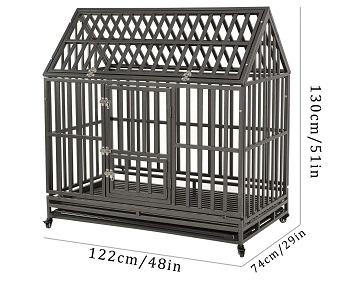 Luckup Heavy Duty Metal Kennel