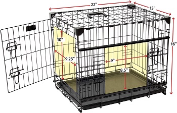 Lucky Dog Sliding Door Dog Crate