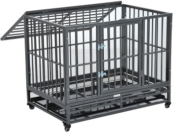 PawHut Heavy Duty Dog Crate